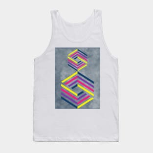 geomeatric lines Tank Top